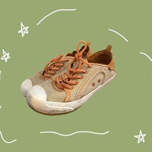 vintage patagonia hemp sneakers - patrol sage and orange size 6.5 womens